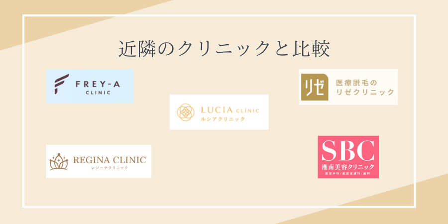 ルシアクリニック　名古屋栄　比較
